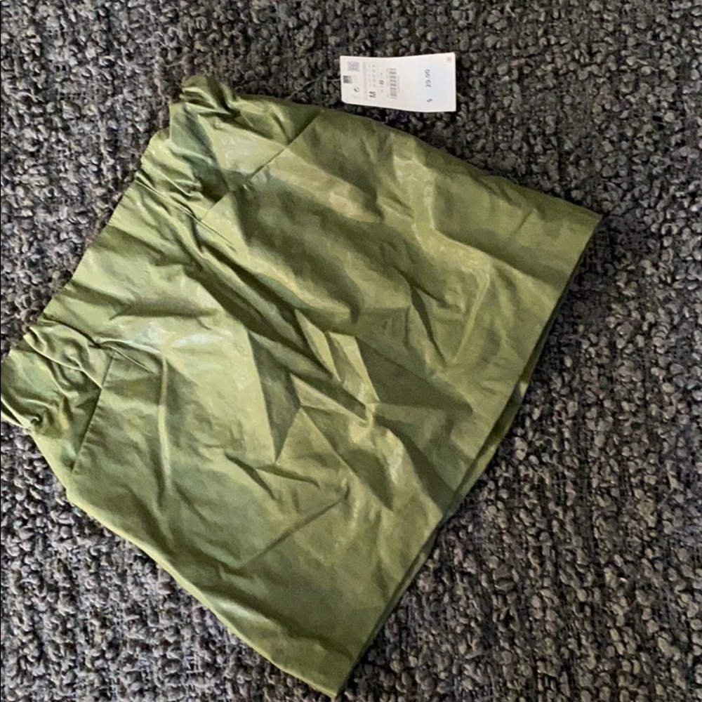 Zara Faux-Leather Skirt